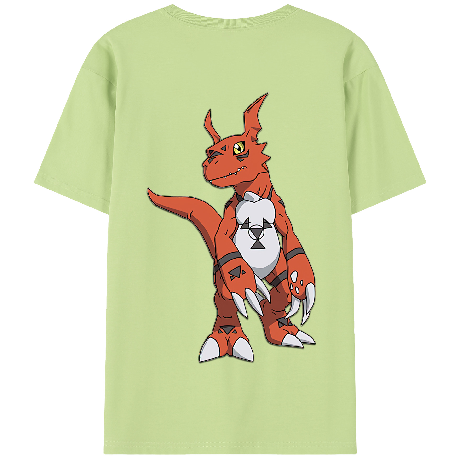（画像用） Digimon デジタルモンスター/デジモン 綿100％半袖Tシャツ（背面プリント）